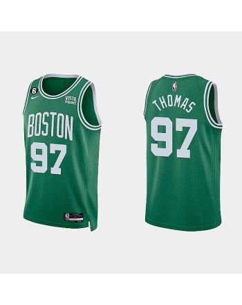 Boston Celtics 97 Brodric Thomas 2022-23 Icon Edition Kelly Green Men Jersey