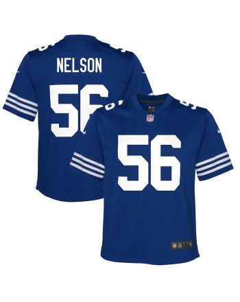 Quenton Nelson 56 Indianapolis Colts YOUTH Game Jersey - Royal