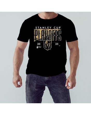 Vegas Golden Knights 2023 Stanley Cup Playoffs Tri-Blend T-Shirt- Black