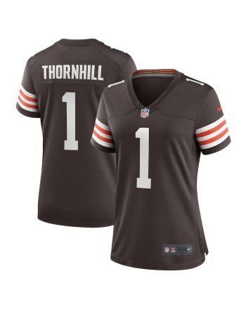 Juan Thornhill 1 Cleveland Browns Women's All Player Jersey - Brown