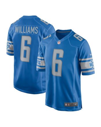 Tyrell Williams 6 Detroit Lions Men Game Jersey - Blue