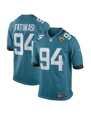 Folorunso Fatukasi Jacksonville Jaguars Game Player Jersey - Teal