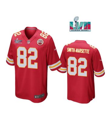 Ihmir Smith Marsette 82 Kansas City Chiefs Super Bowl LVII Red Men Game Jersey