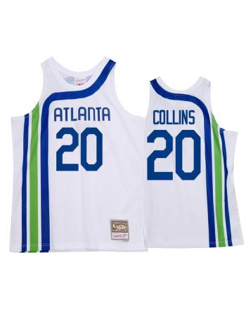 John Collins 20 Atlanta Hawks HWC Throwback Jersey White