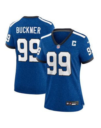 DeForest Buckner 99 Indianapolis Colts Indiana Nights Alternate Game Women Jersey - Royal