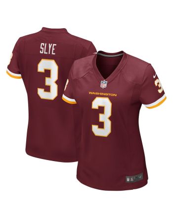 Joey Slye 3 Washington Commanders Football Team Game Women Jersey - Burgundy