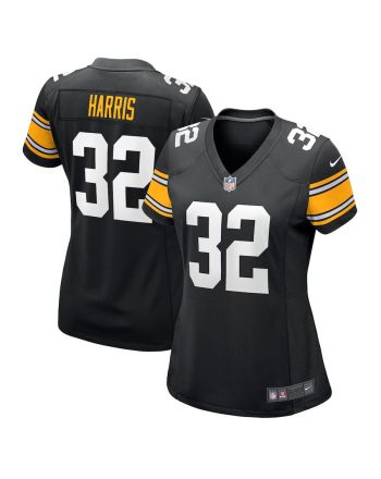 Franco Harris 32 Pittsburgh Steelers Women's Alternate Retired Player Jersey - Black