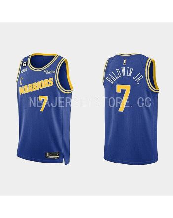 Golden State Warriors 7 Patrick Baldwin Jr. 2022-23 Classic Edition Royal Men Jersey