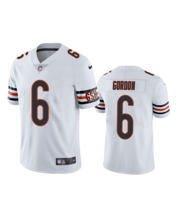 Chicago Bears Kyler Gordon 6 White Vapor Limited Jersey