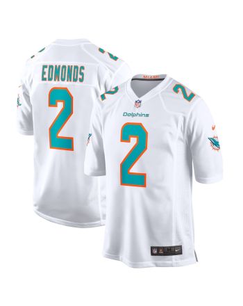 Chase Edmonds 2 Miami Dolphins Game Player Jersey - White