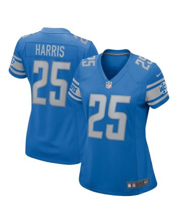 Will Harris 25 Detroit Lions Women Game Jersey - Blue