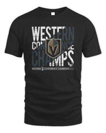 Vegas Golden Knights 2023 Western Conference Champions T-Shirt - Black