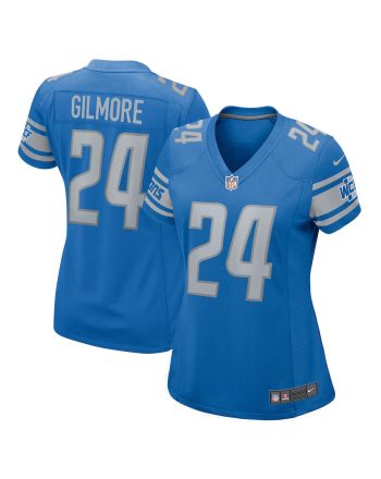 Steven Gilmore 24 Detroit Lions Women Team Game Jersey - Blue