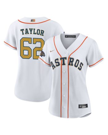 Blake Taylor 62 Houston Astros 2023 Women Jersey - White/Gold