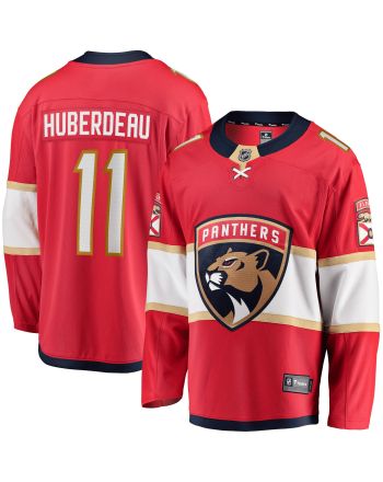 Jonathan Huberdeau Florida Panthers Home Premier Breakaway Player Jersey - Red Jersey