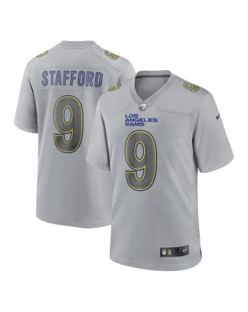 Matthew Stafford 9 Los Angeles Rams Men Atmosphere Fashion Game Jersey - Gray