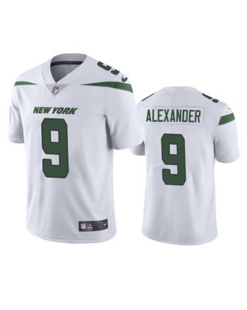 New York Jets Kwon Alexander 9 White Vapor Limited Jersey