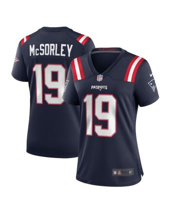 Trace McSorley 19 New England Patriots Game Player Jersey - Navy