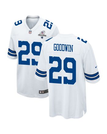 C.J. Goodwin 29 Dallas Cowboys 2023 Playoffs Patch Game Men Jersey - White