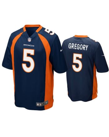 Denver Broncos Randy Gregory 5 Alternate Game Jersey - Navy Jersey