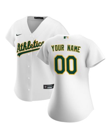 Oakland Athletics Women's Home Custom Jersey - White