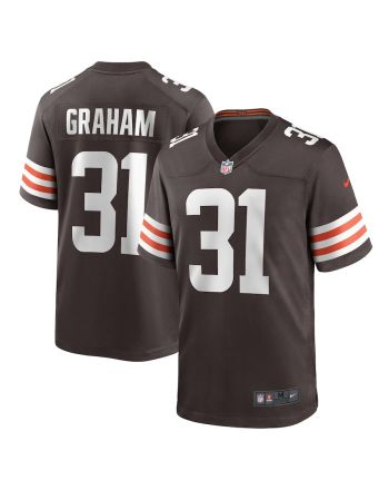 Thomas Graham Jr. 31 Cleveland Browns Men's Team Game Jersey - Brown