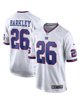 Saquon Barkley 26 New York Giants Alternate Game Jersey - White