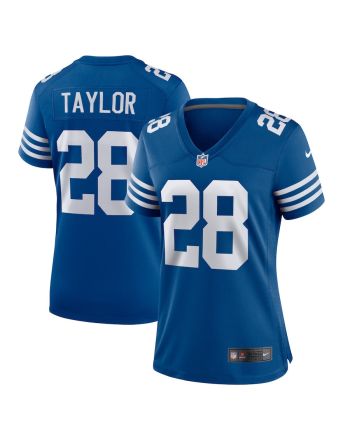 Jonathan Taylor 28 Indianapolis Colts Women Game Jersey - Royal