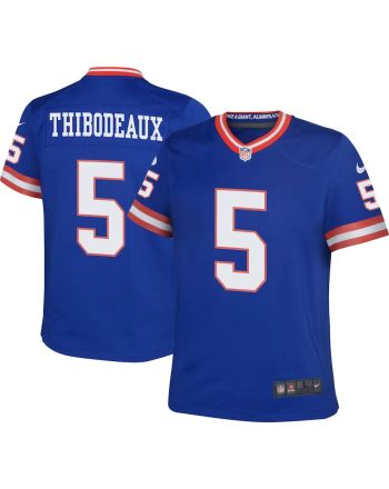 Kayvon Thibodeaux 5 New York Giants YOUTH Game Jersey - Royal