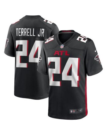 A.J. Terrell Jr. 24 Atlanta Falcons Game Men Jersey - Black