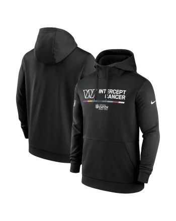 Washington Commanders 2022 NFL Crucial Catch Therma Performance Pullover Hoodie - Black