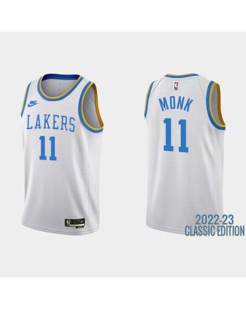 Los Angeles Lakers Malik Monk 11 2022-23 Classic Edition White Men Jersey