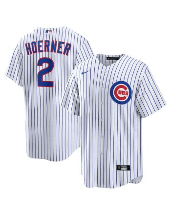 Nico Hoerner 2 Chicago Cubs Men Jersey - White