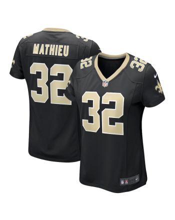 Tyrann Mathieu 32 New Orleans Saints Women Jersey - Black