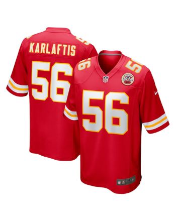 George Karlaftis Kansas City Chiefs 2022 NFL Draft First Round Pick Player Game Jersey - Red