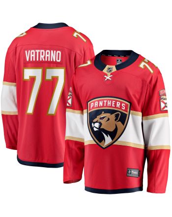 Men's Frank Vatrano Red Florida Panthers Home Breakaway Player Jersey Jersey