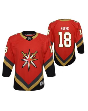 Youth Jersey Vegas Golden Knights Peyton Krebs 18 Reverse Retro Jersey Youth Red Jersey