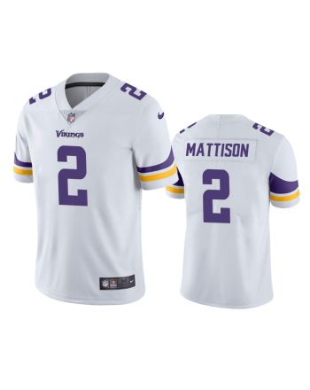 Minnesota Vikings Alexander Mattison 2 White Vapor Limited Jersey - Men's