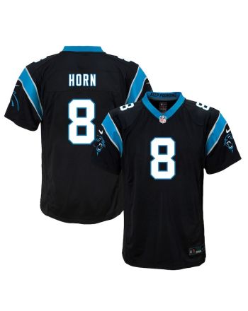 Jaycee Horn 8 Carolina Panthers Youth Game Jersey - Black