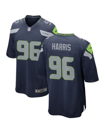 Seattle Seahawks Shelby Harris 96 Game Jersey - College Navy Jersey