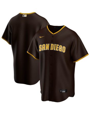 San Diego Padres Road Team Men Jersey - Brown