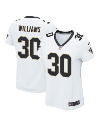 Jamaal Williams 30 New Orleans Saints Women Game Jersey - White