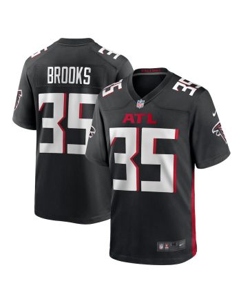 Natrone Brooks 35 Atlanta Falcons Game Men Jersey - Black