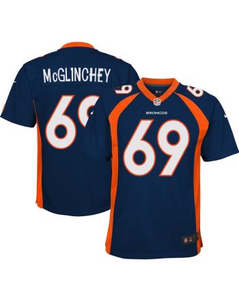 Mike McGlinchey 69 Denver Broncos Youth Alternate Game Jersey - Navy