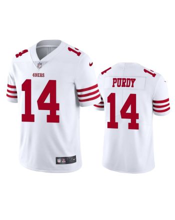 San Francisco 49ers Brock Purdy 14 White Vapor Limited Jersey