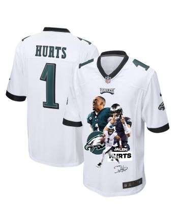 Jalen Hurts 1 Philadelphia Eagles Rising Star Game Jersey - Men, White