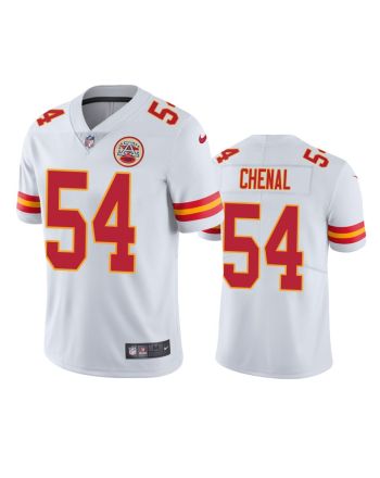 Leo Chenal 54 Kansas City Chiefs White Vapor Limited Jersey