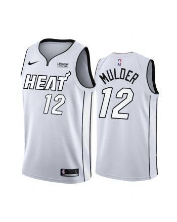 Miami Heat Mychal Mulder White Hot 2022 Playoffs 12 Jersey