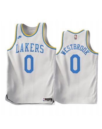 Russell Westbrook 0 Los Angeles Lakers 2022-23 Classic Edition White Jersey - Men Jersey