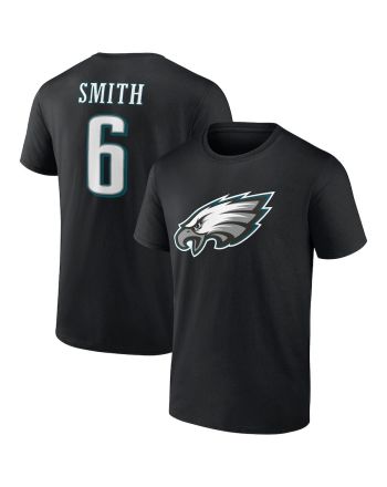 DeVonta Smith 6 Philadelphia Eagles Unisex T-Shirt - Black